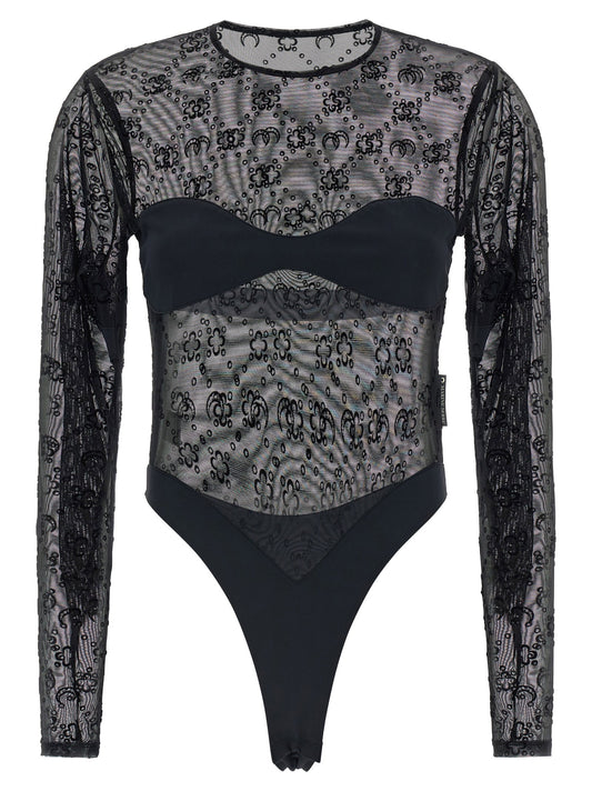 Marine Serre Moonogram Bodysuit