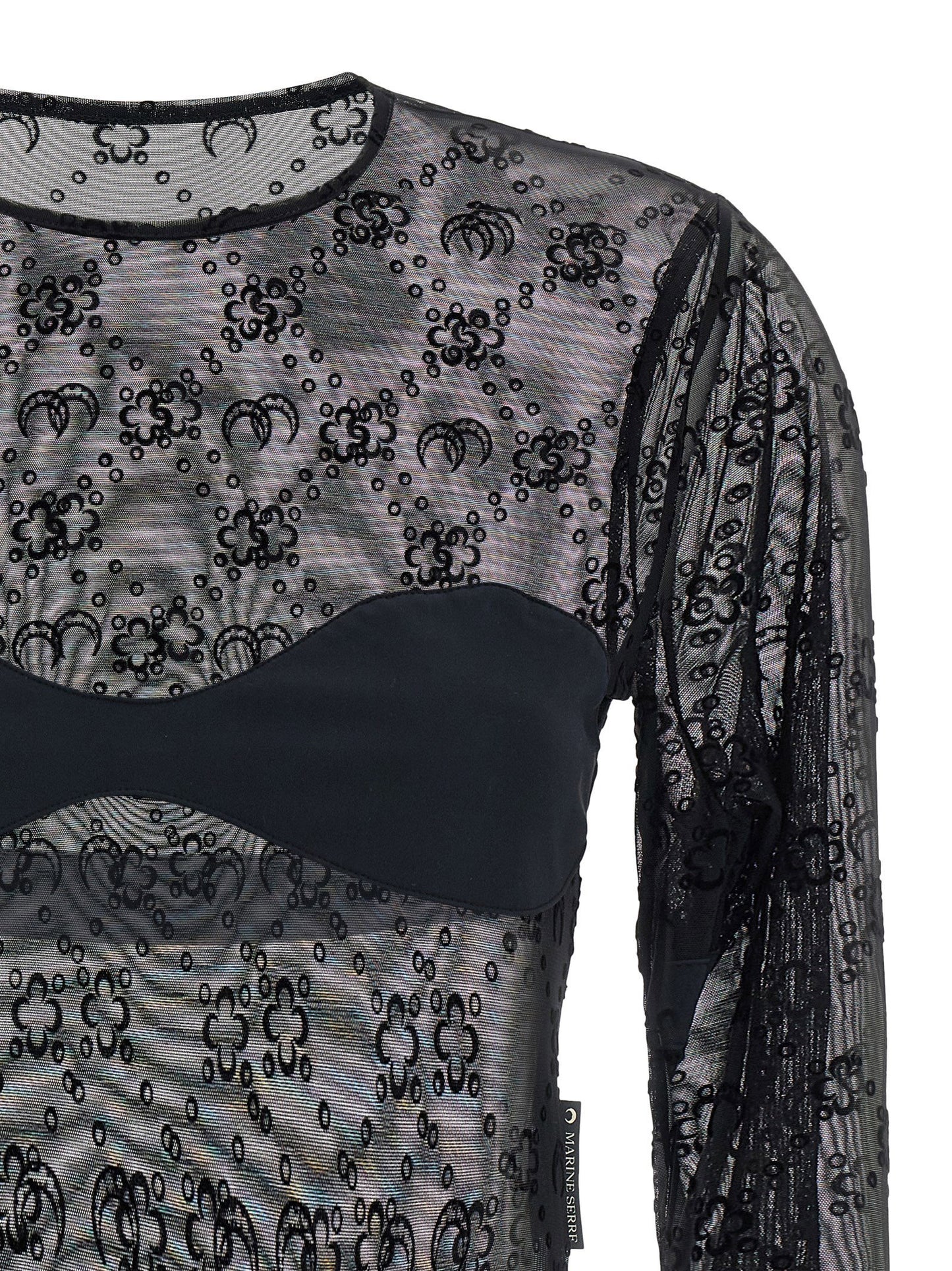 Marine Serre Moonogram Bodysuit