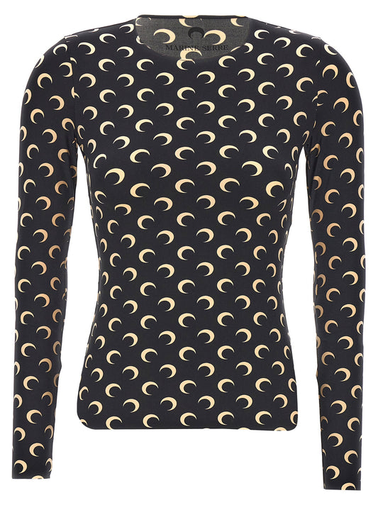 Marine Serre Moon Printed Jersey T-shirt