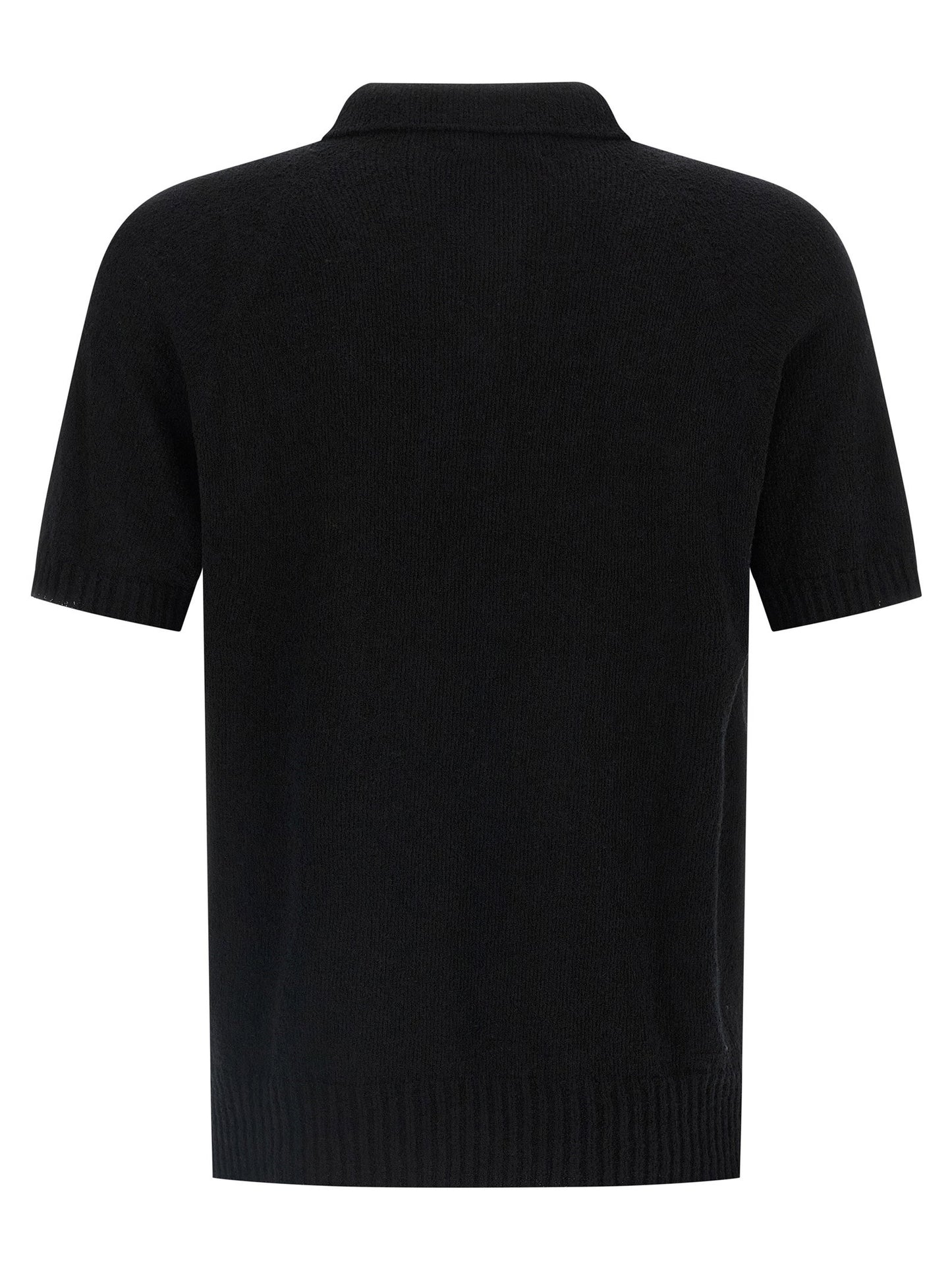Ma'ry'ya Spongy Effect Polo Shirt